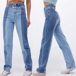 PacSun Women's Eco Two-Tone '90s Boyfriend Denim Jeans